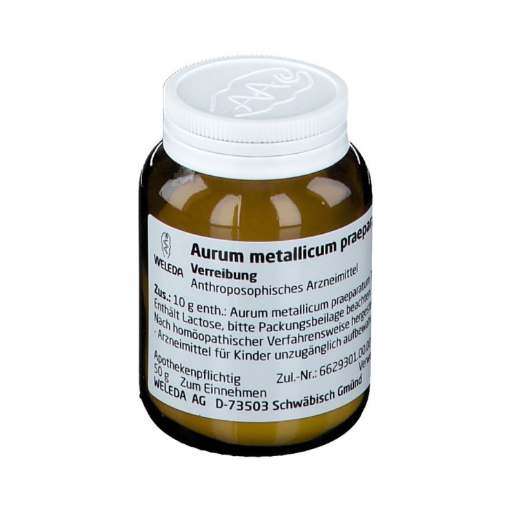 Aurum Metallicum Praeparatum D20 Weleda 50g