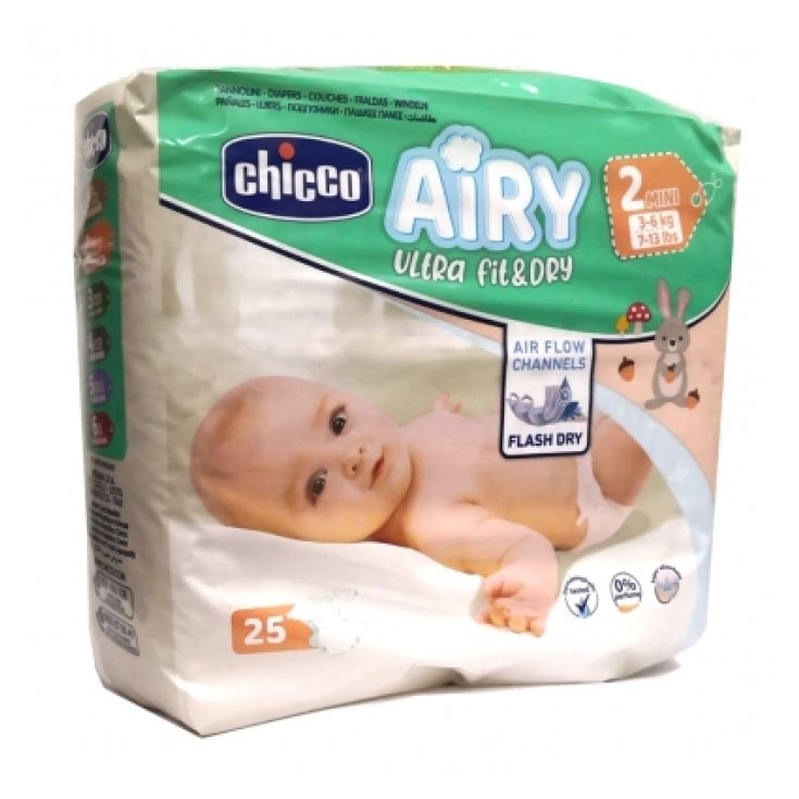 Airy Ultra Fit & Dry MINI 3-6Kg Chicco 25 Couches