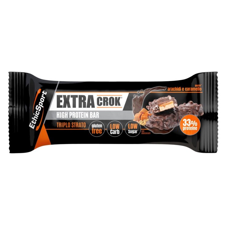 EXTRA CROK® Cacahuètes Et Caramel EthicSport 50g
