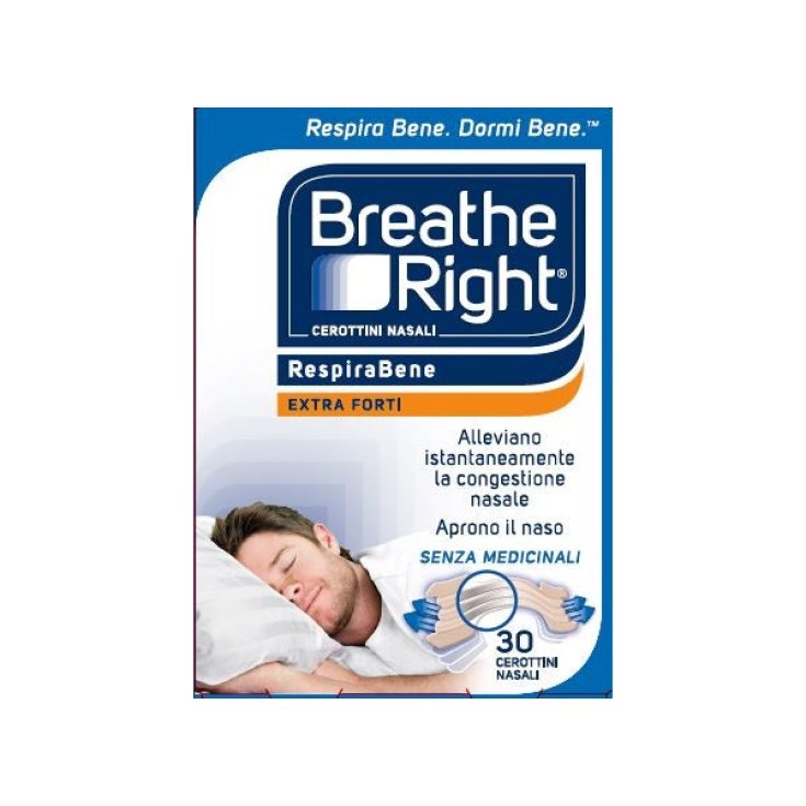 Breathe Right® Patchs Nasaux Extra Forts 10 Pièces
