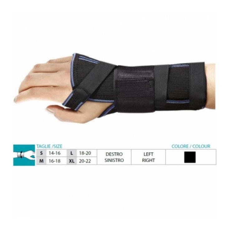 ORIONE 225 Attelle de Poignet SAFTE Noir Gauche Taille S