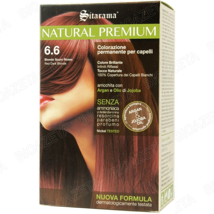 Naturel Premium 6.6 Blond Foncé Rouge Sitarama® 1 Kit