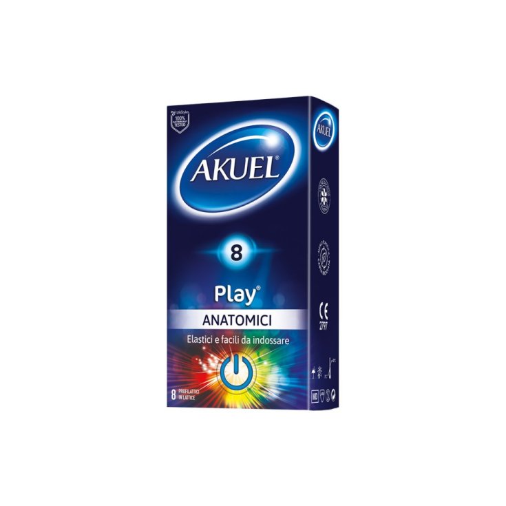 Play® Anatomique AKUEL® 8 Préservatifs