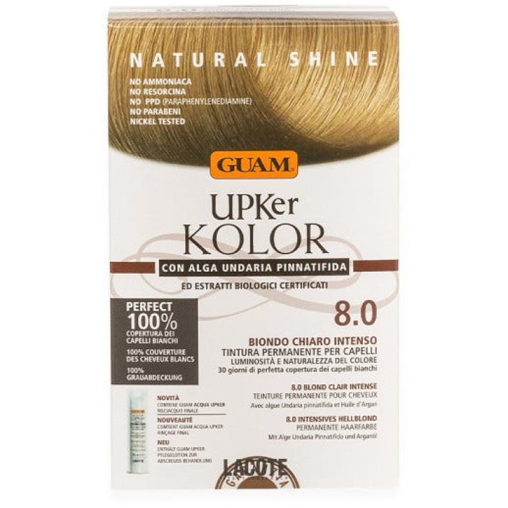 UPKER KOLOR DYE 8.0 GUAM® BLOND CLAIR INTENSE