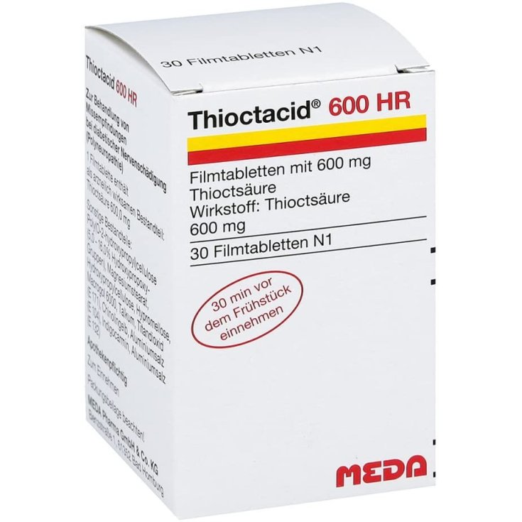 Thioctacide 600 Hr Meda 30 Comprimés