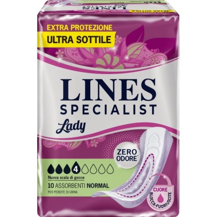 Lines Specialist Lady Normal 10 Absorbants