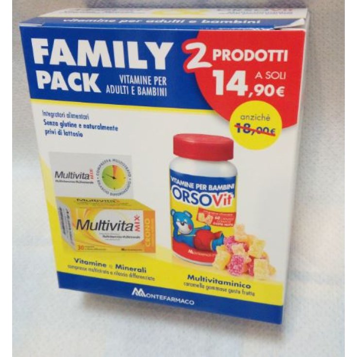 Family Pack Vitamines Adultes et Enfants
