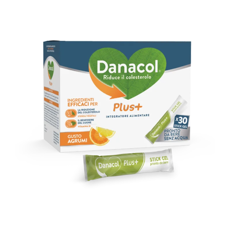 Danacol Plus + Gel Saveur Agrumes 30 Sticks