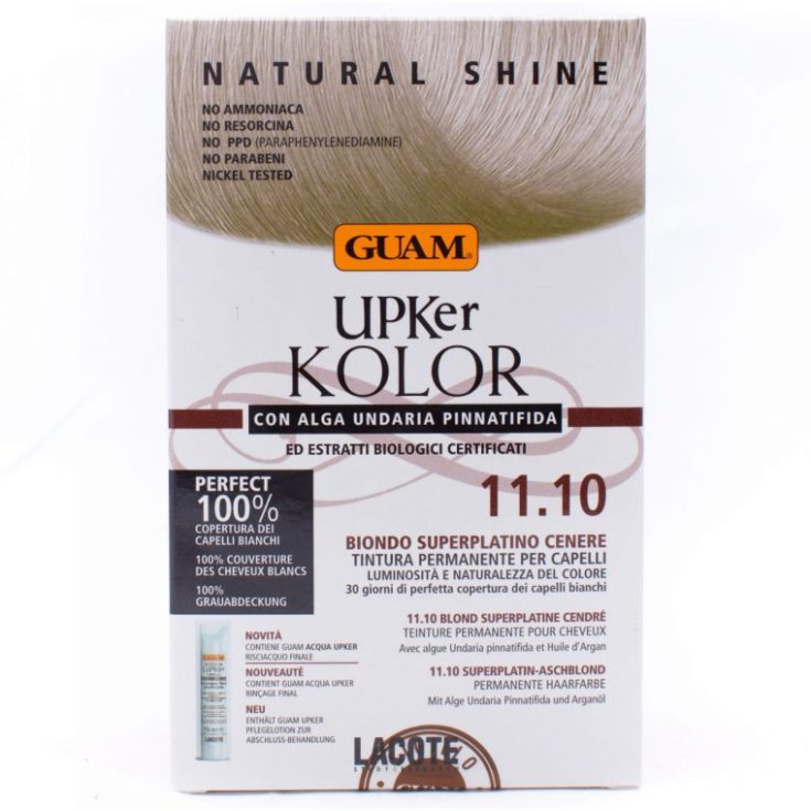 UPKER KOLOR DYE 11.10 SUPERPLATIN ASH GUAM® BLOND