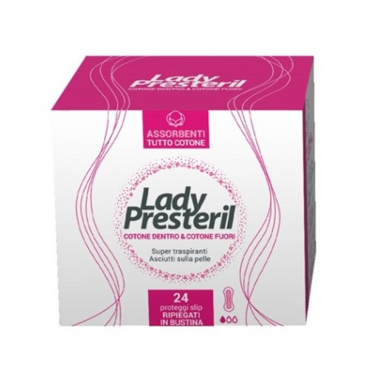 Lady Presteril Cotton Power Protège-glissades biodégradables 24 pièces