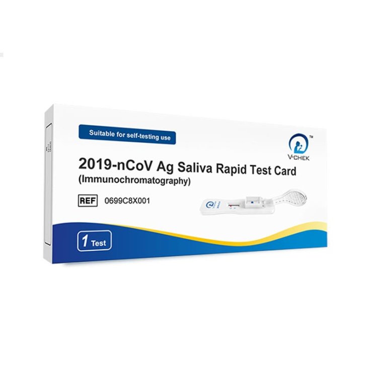 2019-nCoV Ag Carte de test rapide de salive V-CHEK