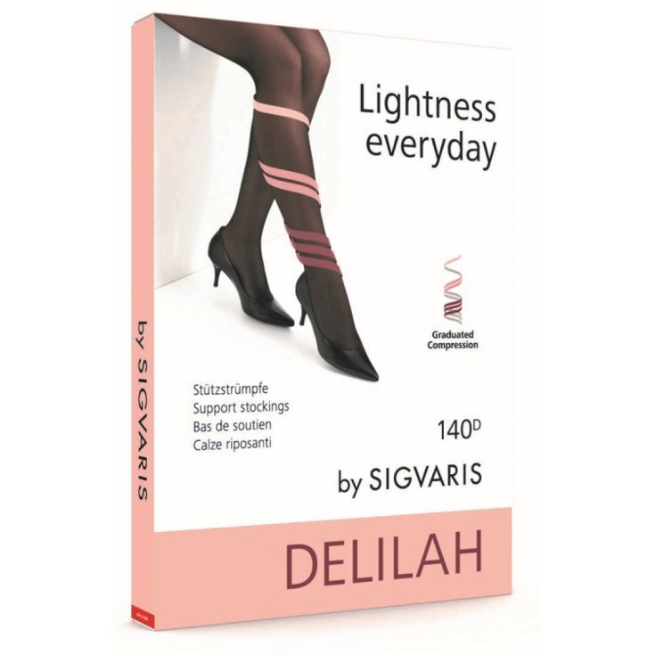 Collants DELILAH 140 MES (couleur chair bout fermé taille 1) de SIGVARIS