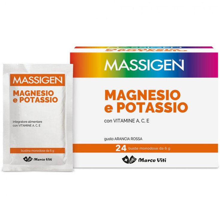 MASSIGEN® MAGNÉSIUM POTASSIUM MARCO VITI 24 SACHETS