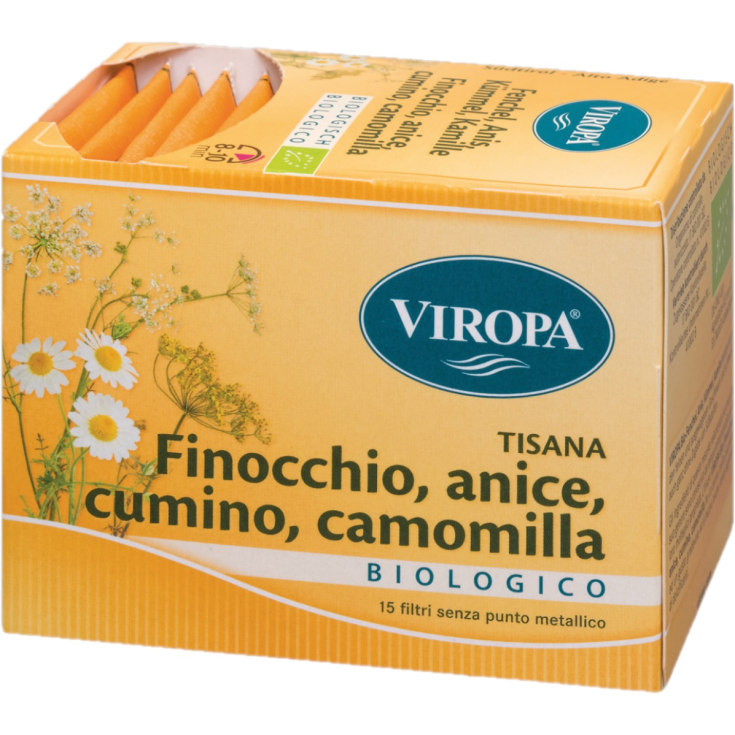 Fenouil Anis Cumin Camomille Viropa 15 Filtres