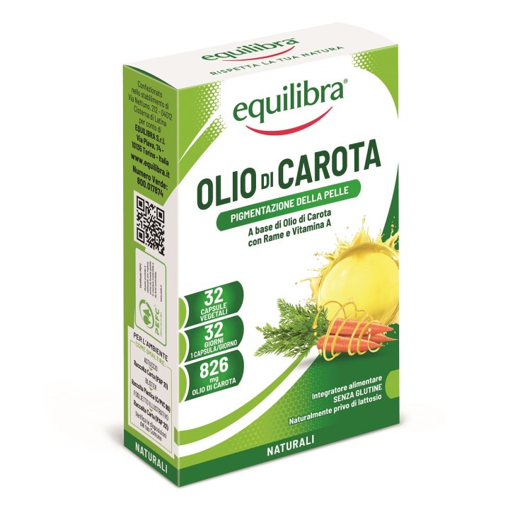 Equilibra® Huile de Carotte 32 Gélules Végétales