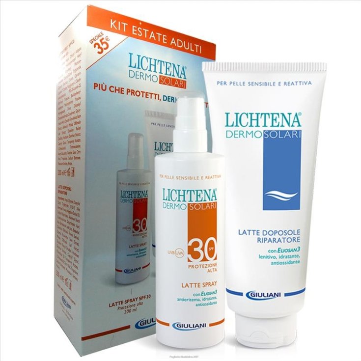 LAIT SOLAIRE POUR LA PEAU LICHTENA® SPF30 + LAIT APRÈS-SOLEIL GIULIANI