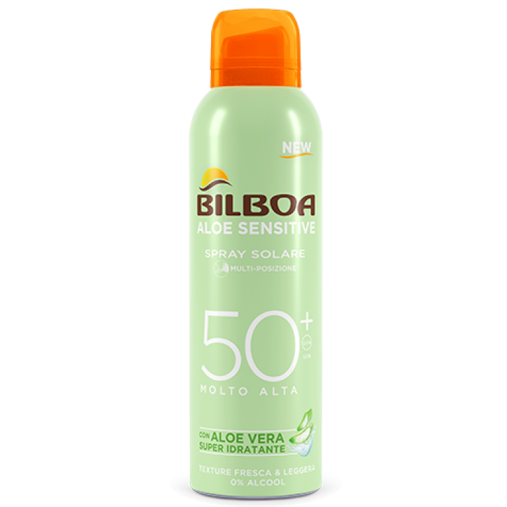 Lait Solaire Spray 50+ Aloe Sensitive Bilboa 150ml