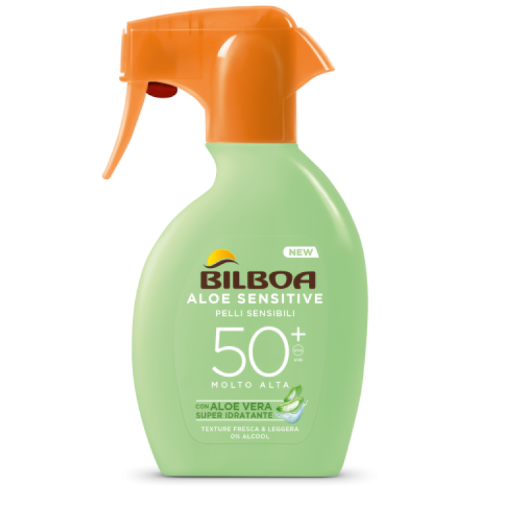 Crème Solaire 50+ Aloe Sensitive Spray Trigger Bilboa 250ml