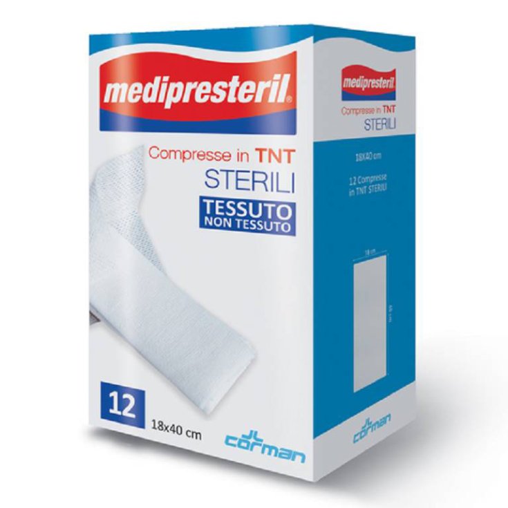 MEDIPRESTERIL® COMPRIMES TNT 18X40 CORMAN 12 Pièces