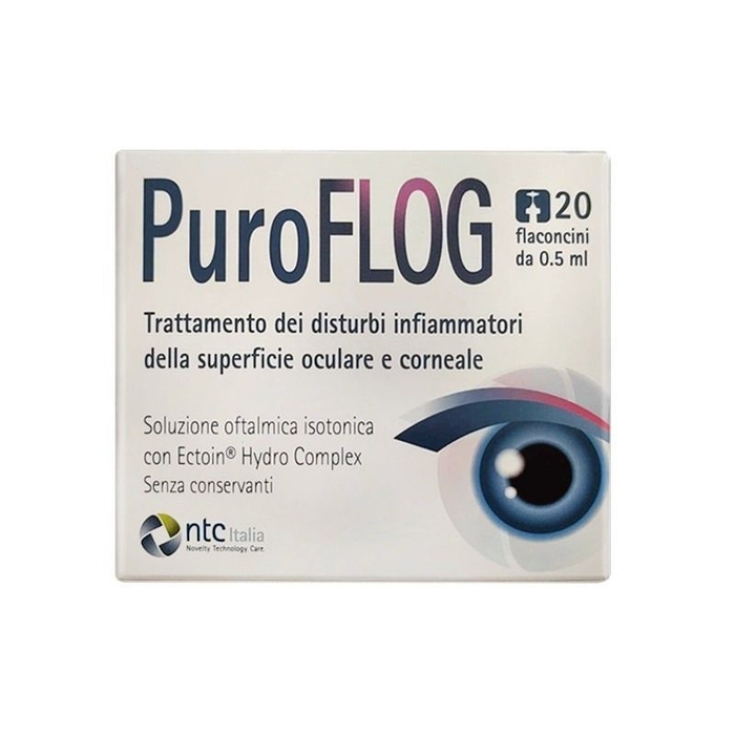 PUROFLOG SOLUTION OPHTALMIQUE 20 Ampoules