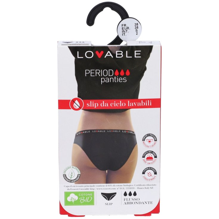 ABUNDANT FLOW BRIEF NOIR TAILLE S LOVABLE