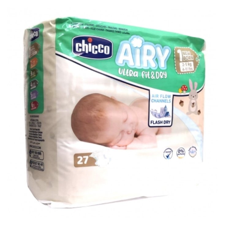 Airy Ultra Fit & Dry Newborn 2-5Kg Chicco 27 Couches