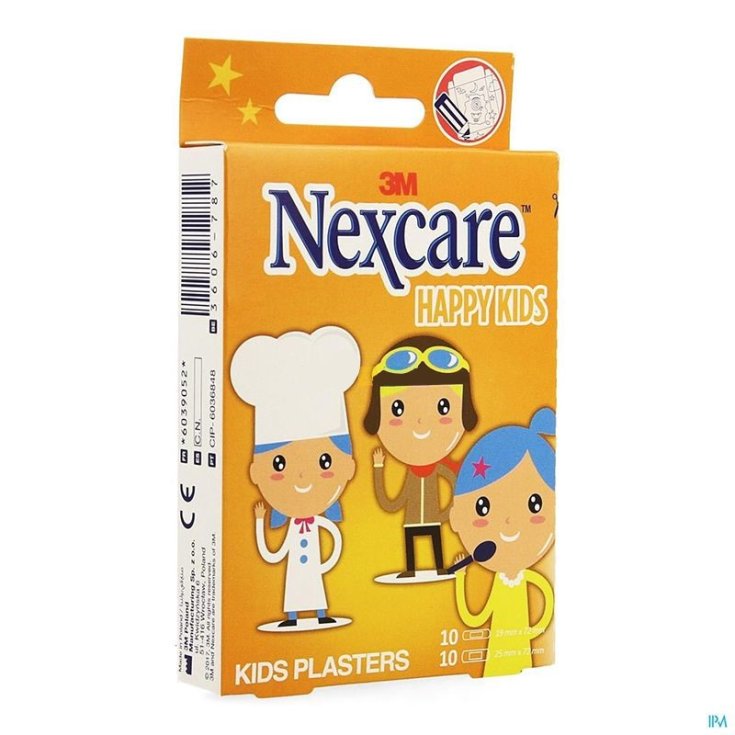 Nexcare ™ Happy Kids Pansements 3M 20 Pièces