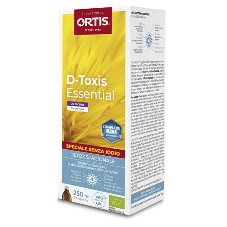 D-Toxis Essentiel Sans Iode Ortis Laboratoires 250 ml