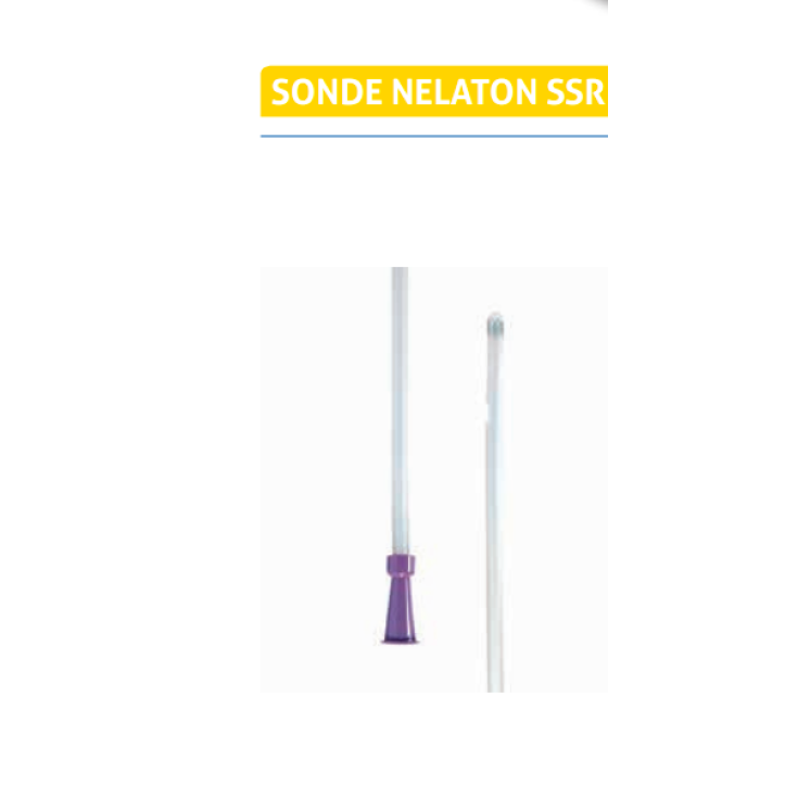 NELATON SONDE CH6 40cm Farmac-Zabban 30 pièces