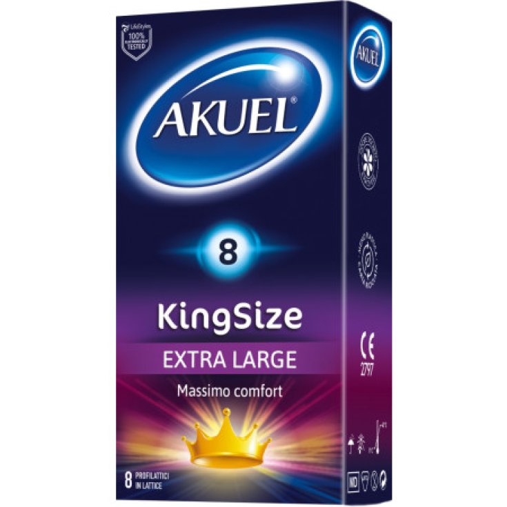 Préservatif Zero® King Size XL AKUEL® 8 pièces