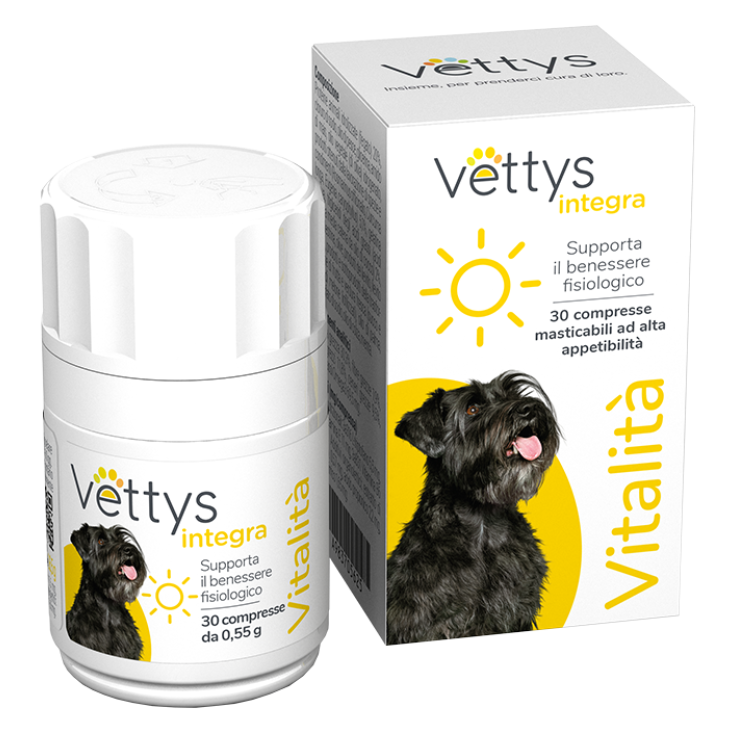 VETTYS INTEGRA PEAU & PELAGE CHIEN 30 COMPRIMES A CROQUER