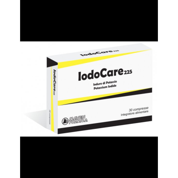 IodoCare 225 Iodure de Potassium Maven Pharma 30 Comprimés