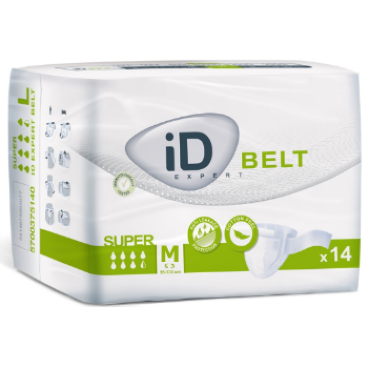 Ontex iD - Ceinture Expert Super PANNOLONI PANNOLONI M 14 Pièces