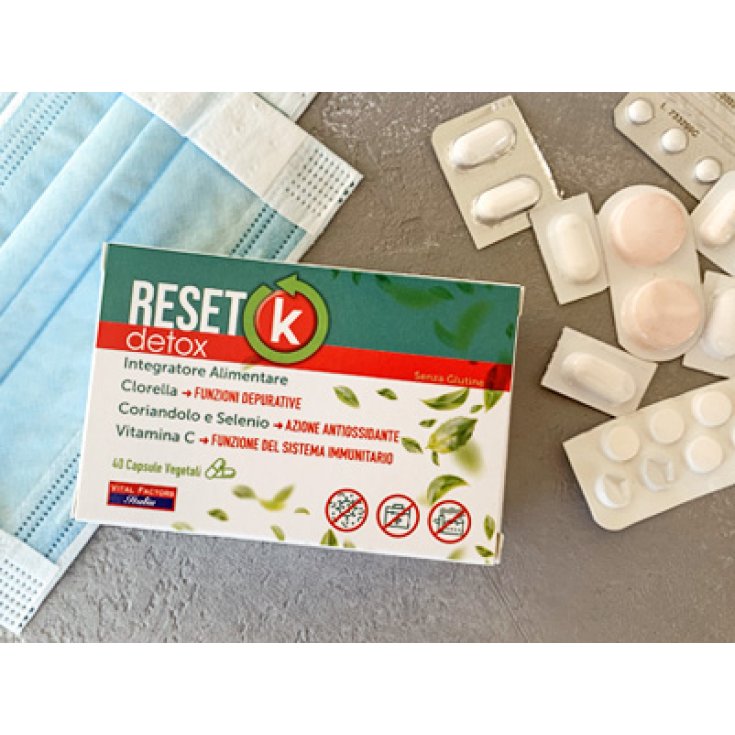 RESET K Detox Vital Factors 40 Gélules