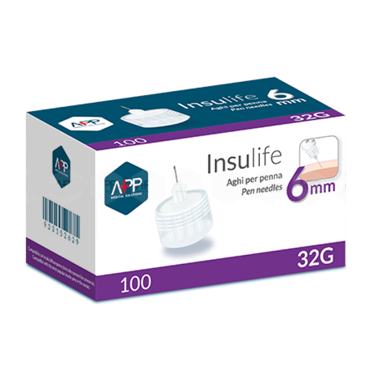 Insulife G32 Pen Aiguilles 6mm App 100 Pièces