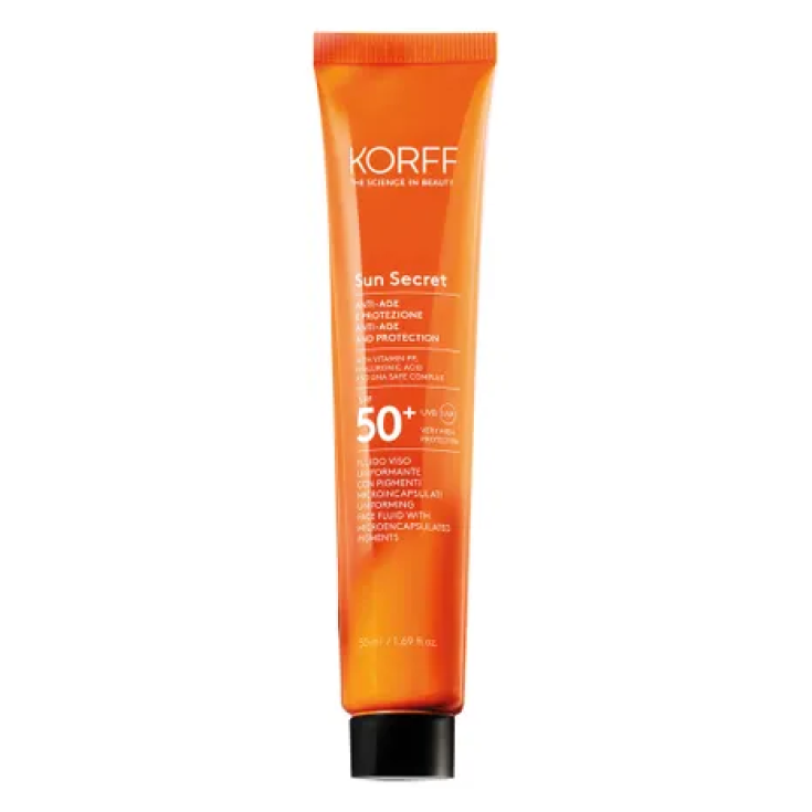 Sun Secret Fluide SPF50+ Anti-Âge Léger Coloré Korff 50 ml