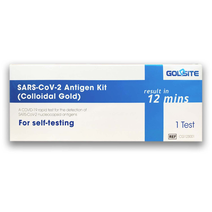 Auto-test Diagnostic Sars-CoV-2 Antigen Kit Goldsite 1 Test