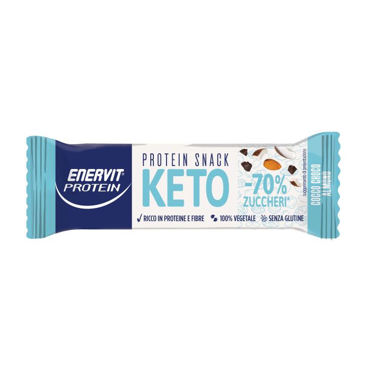 Snack protéiné Keto Coco Choco Amande ENERVIT PROTEIN 35g