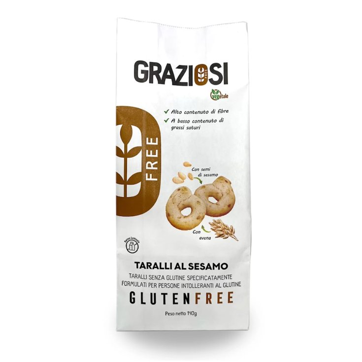 Taralli Au Sésame Laboratoire Graziosi 140g