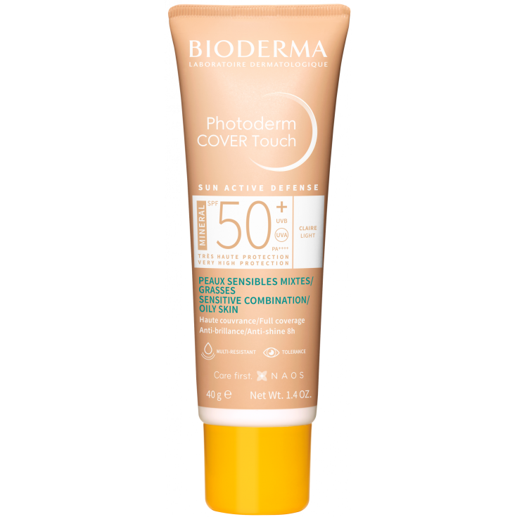 Photoderm Cover Touch Minéral Spf50+ Claire Bioderma 40g