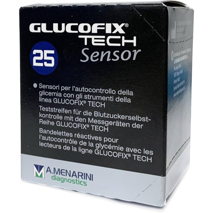GLUCOFIX® TECH SENSOR A.MENARINI 25 BANDES