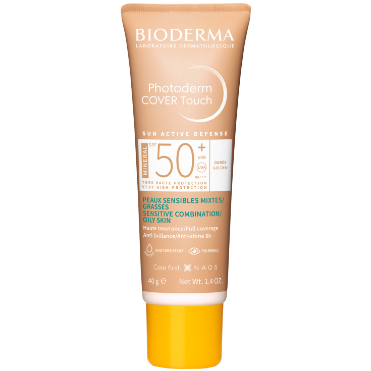 Photoderm Cover Touch Minéral Spf50+ Dorée Bioderma 40g