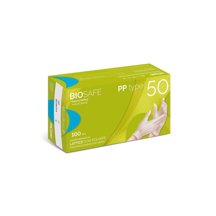 Biosafe PP Type 50 L Gant 100 Pièces