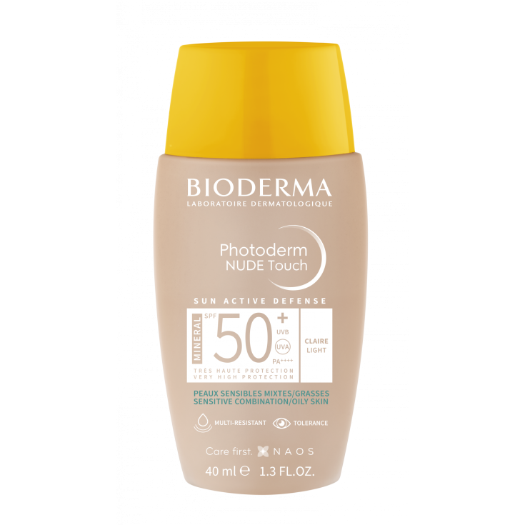 Photoderm Nude Touch Minéral Spf50+ Claire Bioderma 40 ml