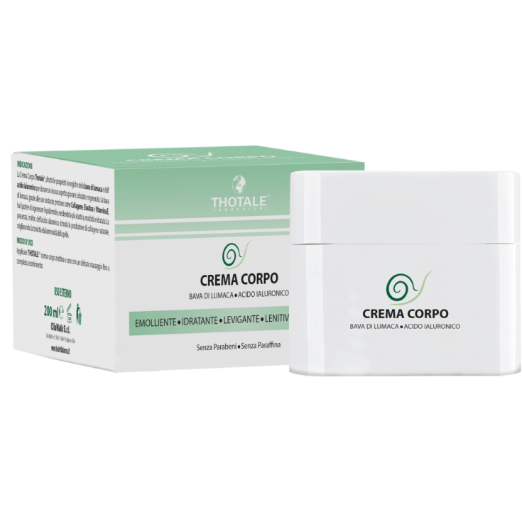 Thotale Crème Corporelle Hydratante à la Bave d'Escargot 200ml
