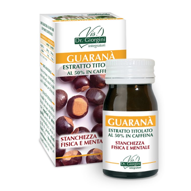 Extrait de Guarana Titré à 50% en Caféine Dr. Giorgini 60 Comprimés