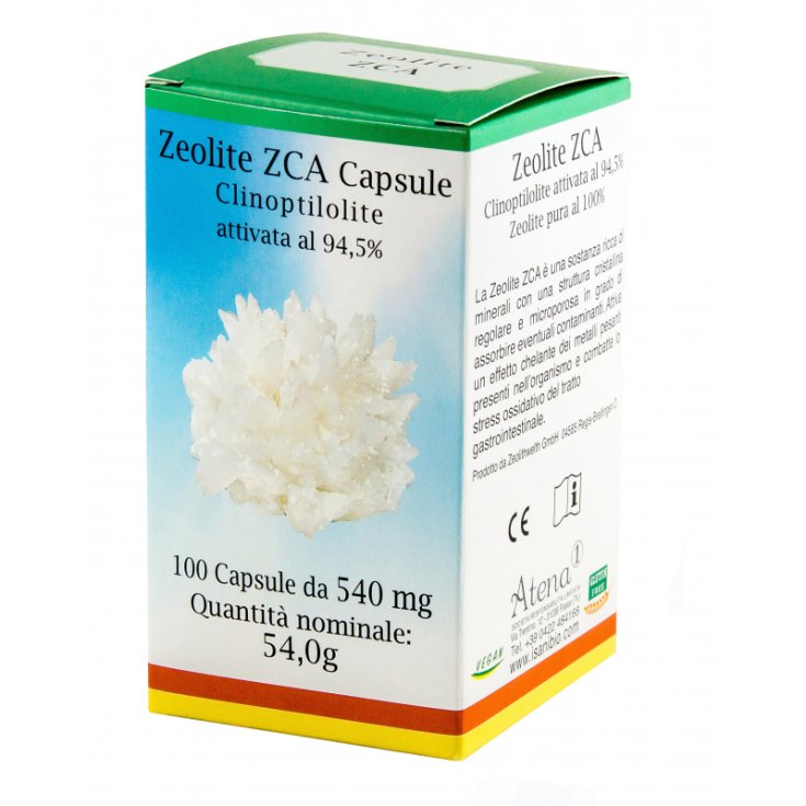 ZEOLITE ZCA Activé Atena BIO 100 Gélules