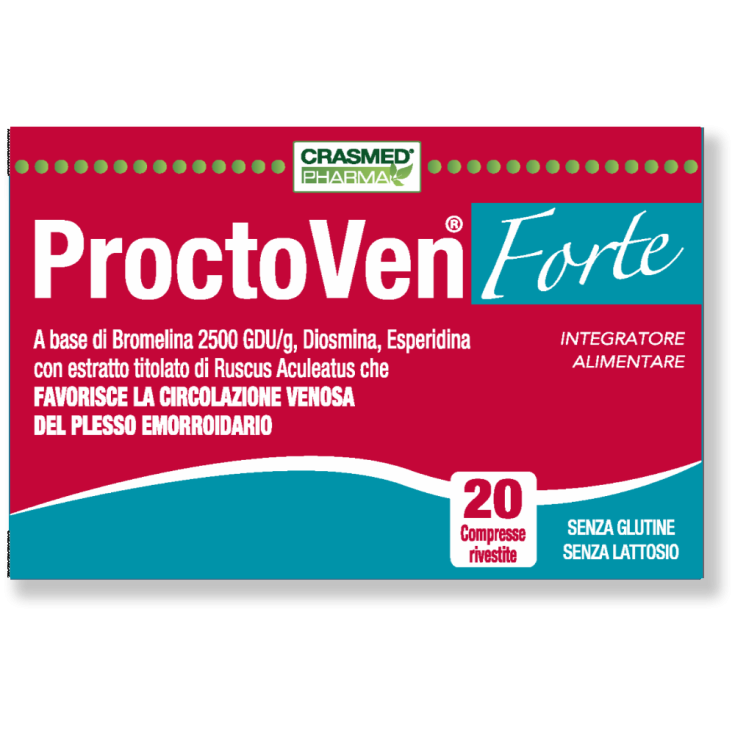 Proctoven Forte Crasmed Pharma 20 Comprimés Enrobés