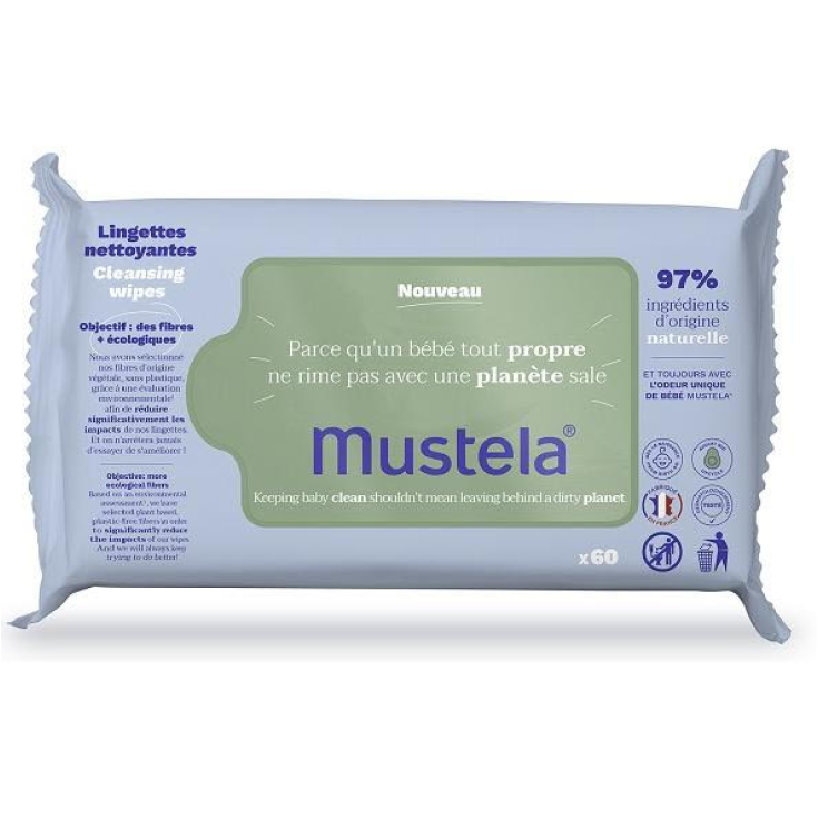 MUSTELA® LINGETTES NETTOYANTES 60 PIÈCES