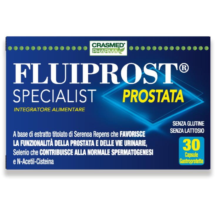 Fluiprost® Specialist Prostate Crasmed Pharma 30 Gélules Gastroprotégées
